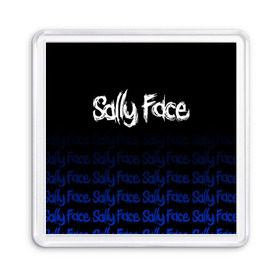 Магнит 55*55 с принтом Sally Face (24) в Петрозаводске, Пластик | Размер: 65*65 мм; Размер печати: 55*55 мм | Тематика изображения на принте: face | fisher | larry johnson | mask | sally | sally face | sally fisher | демоны | духи | маска | призраки | салли | салли фейс | салли фишер | фейс