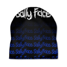 Шапка 3D с принтом Sally Face (24) в Петрозаводске, 100% полиэстер | универсальный размер, печать по всей поверхности изделия | face | fisher | larry johnson | mask | sally | sally face | sally fisher | демоны | духи | маска | призраки | салли | салли фейс | салли фишер | фейс