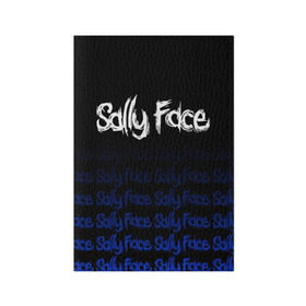 Обложка для паспорта матовая кожа с принтом Sally Face (24) в Петрозаводске, натуральная матовая кожа | размер 19,3 х 13,7 см; прозрачные пластиковые крепления | Тематика изображения на принте: face | fisher | larry johnson | mask | sally | sally face | sally fisher | демоны | духи | маска | призраки | салли | салли фейс | салли фишер | фейс