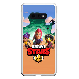 Чехол для Samsung S10E с принтом BRAWL STARS в Петрозаводске, Силикон | Область печати: задняя сторона чехла, без боковых панелей | 8 bit | 8 бит | bibi | brawl stars | crow | el brown | leon | leon shark | max | mr.p | sally leon | shark | stars | virus | werewolf | акула | биби | вирус | ворон | леон | оборотень | пингвин