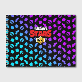 Альбом для рисования с принтом BRAWL STARS в Петрозаводске, 100% бумага
 | матовая бумага, плотность 200 мг. | 8 bit | 8 бит | bibi | brawl stars | crow | el brown | leon | leon shark | max | mr.p | sally leon | shark | stars | virus | werewolf | акула | биби | вирус | ворон | леон | оборотень | пингвин