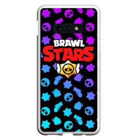 Чехол для Samsung S10E с принтом BRAWL STARS в Петрозаводске, Силикон | Область печати: задняя сторона чехла, без боковых панелей | 8 bit | 8 бит | bibi | brawl stars | crow | el brown | leon | leon shark | max | mr.p | sally leon | shark | stars | virus | werewolf | акула | биби | вирус | ворон | леон | оборотень | пингвин