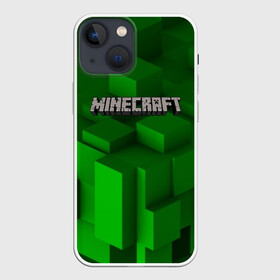 Чехол для iPhone 13 mini с принтом MINECRAFT в Петрозаводске,  |  | blade | blocks | creeper | cubes | game | ken | mine craft | minecraft | mobs | sword | игры | крипер | майн крафт | майнкрафт | моб