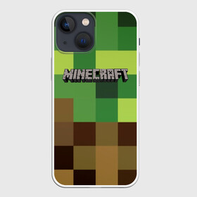 Чехол для iPhone 13 mini с принтом MINECRAFT в Петрозаводске,  |  | blade | blocks | creeper | cubes | game | ken | mine craft | minecraft | mobs | sword | игры | крипер | майн крафт | майнкрафт | моб