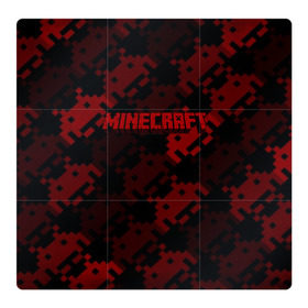 Магнитный плакат 3Х3 с принтом MINECRAFT в Петрозаводске, Полимерный материал с магнитным слоем | 9 деталей размером 9*9 см | blade | blocks | creeper | cubes | game | ken | mine craft | minecraft | mobs | sword | игры | крипер | майн крафт | майнкрафт | моб