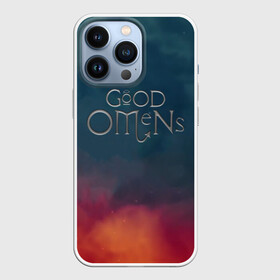 Чехол для iPhone 13 Pro с принтом Сериал Благие намерения в Петрозаводске,  |  | evil | good | good omens | азирафель | ангел | благие намерения | гуд оменс | демон | добро | зло | кроули