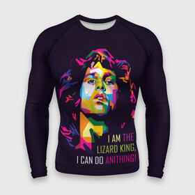 Мужской рашгард 3D с принтом Джим Моррисон в Петрозаводске,  |  | doors | jim morrison | lizard king | pop art | the doors | джим моррисон