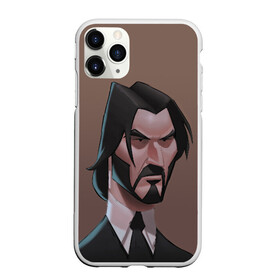 Чехол для iPhone 11 Pro Max матовый с принтом Фортнайт Уик в Петрозаводске, Силикон |  | john wick 3 | keanu reeves | parabellum | джон вик | джон уик 3 | киану ривз | фортнайт