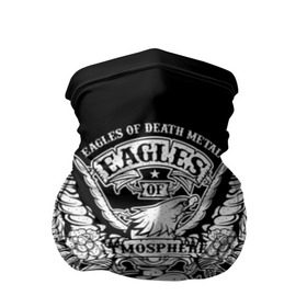 Бандана-труба 3D с принтом Eagles of Death Metal в Петрозаводске, 100% полиэстер, ткань с особыми свойствами — Activecool | плотность 150‒180 г/м2; хорошо тянется, но сохраняет форму | Тематика изображения на принте: 