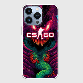 Чехол для iPhone 13 Pro с принтом CS GO Hyper Beast в Петрозаводске,  |  | Тематика изображения на принте: 2019 | computer game | counter strike | cs | cs go | csgo | dota | dota2 | game | howl | hyperbeast | warning | автомат | вой | го | игрок | компьютерная игра | контр страйк | контра | кс | оружие | турнир