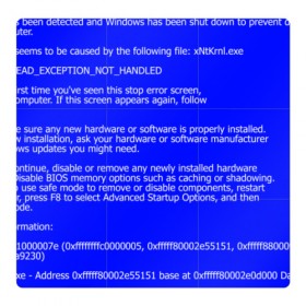 Магнитный плакат 3Х3 с принтом СИНИЙ ЭКРАН СМЕРТИ в Петрозаводске, Полимерный материал с магнитным слоем | 9 деталей размером 9*9 см | Тематика изображения на принте: anonymus | blue death screen | cod | hack | hacker | it | program | texture | айти | аноним | анонимус | взлом | код | кодинг | программа | программист | текстура | хак | хакер