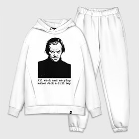 Мужской костюм хлопок OVERSIZE с принтом Сияние в Петрозаводске,  |  | cinema | horror | jack nicholson | shining | stanley kubrick | джек николсон | кино | сияние | стенли кубрик | ужас