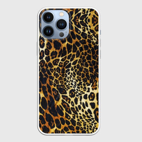 Чехол для iPhone 13 Pro Max с принтом Шкура леопарда в Петрозаводске,  |  | animal | cheeky | dangerous | leopard | nature | pattern | predator | skin | spots | wild | дерзкий | дикий | животное | леопард | опасный | природа | пятна | узор | хищник