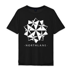 Мужская футболка хлопок Oversize с принтом Northlane в Петрозаводске, 100% хлопок | свободный крой, круглый ворот, “спинка” длиннее передней части | Тематика изображения на принте: 