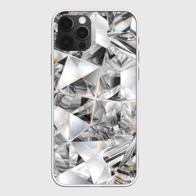 Чехол для iPhone 12 Pro Max с принтом Бриллиантовый блеск в Петрозаводске, Силикон |  | cut | diamond | gem | glitter | jewel | kaleidoscope | luxury | shine | sparkle | white | алмаз | белый | блеск | бриллиант | диамант | драгоценность | драгоценный камень | калейдоскоп | люкс | огранка | роскошь | сверкать | сияние