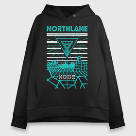 Женское худи Oversize хлопок с принтом Northlane в Петрозаводске, френч-терри — 70% хлопок, 30% полиэстер. Мягкий теплый начес внутри —100% хлопок | боковые карманы, эластичные манжеты и нижняя кромка, капюшон на магнитной кнопке | discoveries | mesmer | node | northlane | singularity | группы | метал | музыка | рок