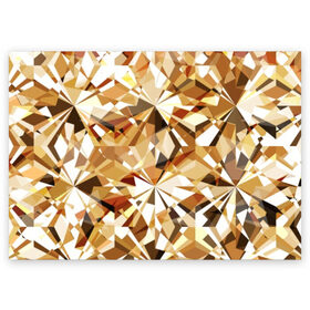 Поздравительная открытка с принтом Желтые бриллианты в Петрозаводске, 100% бумага | плотность бумаги 280 г/м2, матовая, на обратной стороне линовка и место для марки
 | cut | diamond | gem | glitter | gold | jewel | kaleidoscope | luxury | shine | sparkle | white | yellow | алмаз | белый | блеск | бриллиант | диамант | драгоценность | драгоценный камень | желтый | золотой | калейдоскоп | люкс | огранка