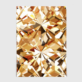 Постер с принтом Желтые бриллианты в Петрозаводске, 100% бумага
 | бумага, плотность 150 мг. Матовая, но за счет высокого коэффициента гладкости имеет небольшой блеск и дает на свету блики, но в отличии от глянцевой бумаги не покрыта лаком | cut | diamond | gem | glitter | gold | jewel | kaleidoscope | luxury | shine | sparkle | white | yellow | алмаз | белый | блеск | бриллиант | диамант | драгоценность | драгоценный камень | желтый | золотой | калейдоскоп | люкс | огранка