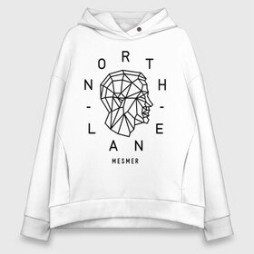 Женское худи Oversize хлопок с принтом Northlane в Петрозаводске, френч-терри — 70% хлопок, 30% полиэстер. Мягкий теплый начес внутри —100% хлопок | боковые карманы, эластичные манжеты и нижняя кромка, капюшон на магнитной кнопке | discoveries | mesmer | node | northlane | singularity | группы | метал | музыка | рок