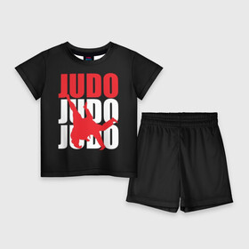 Детский костюм с шортами 3D с принтом Дзюдо в Петрозаводске,  |  | glory | guruma | judo | kata otoshi | m 1 | ufc | бой | борьба | дзюдзюцу | дзюдо | кимоно | мотивация | мягкий | приемы | путь | сила | скорость | спорт | стиль | татами | япония