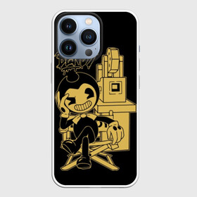 Чехол для iPhone 13 Pro с принтом Bendy And The Ink Machine (40) в Петрозаводске,  |  | Тематика изображения на принте: bendy | bendy and the ink machine | devil | game | horror | ink | mask | бенди | бенди и чернильная машина | краска | чернила