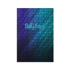 Обложка для паспорта матовая кожа с принтом Sally Face (Pattern). в Петрозаводске, натуральная матовая кожа | размер 19,3 х 13,7 см; прозрачные пластиковые крепления | Тематика изображения на принте: 2019 | 3d | pattern | sally face | tekstura | абстракция | градиент | игра | лого | логотип | надпись | паттерн | стиль | текстура