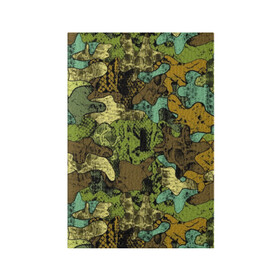 Обложка для паспорта матовая кожа с принтом Камуфляж в Петрозаводске, натуральная матовая кожа | размер 19,3 х 13,7 см; прозрачные пластиковые крепления | Тематика изображения на принте: abstraction | army | art | background | blue | camouflage | clothing | color | green | marsh | pattern | snake | stencil | uniform | абстракция | армия | арт | болотный | зеленый | змея | камуфляж | одежда | трафарет | узор | униформа | фон | цв