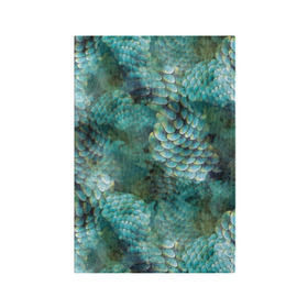 Обложка для паспорта матовая кожа с принтом Чешуя русалки в Петрозаводске, натуральная матовая кожа | размер 19,3 х 13,7 см; прозрачные пластиковые крепления | Тематика изображения на принте: blue | color | fish | gray | green | mermaid | neyad | pattern | scales | sea | siren | skin | turquoise | wallpaper | water | бирюзовый | вода | зеленый | кожа | море | неяда | обои | паттерн | русалка | рыба | серый | сирена | цвет | чешуя