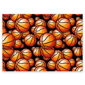Поздравительная открытка с принтом Баскетбольные мячи в Петрозаводске, 100% бумага | плотность бумаги 280 г/м2, матовая, на обратной стороне линовка и место для марки
 | activity | ball | basketball | black | brightness | brown | circle | color | game | illustration | orange | sport | victory | yellow | активность | апельсиновый | баскетбол | желтый | игра | иллюстрация | коричневый | круг | мяч | оранжевый | победа | спо