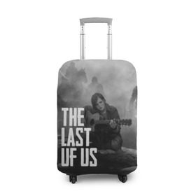 Чехол для чемодана 3D с принтом THE LAST OF US в Петрозаводске, 86% полиэфир, 14% спандекс | двустороннее нанесение принта, прорези для ручек и колес | gamer | player | stels | the last of us | the last of us part 2 | бегун | джоэл | каннибалы | охотники | сталкер | топляк | цикады | щелкун | элли