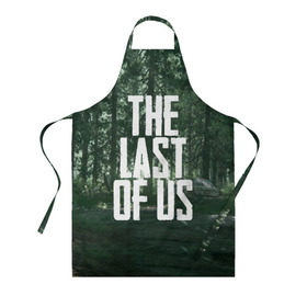 Фартук 3D с принтом THE LAST OF US в Петрозаводске, 100% полиэстер | общий размер — 65 х 85 см, ширина нагрудника — 26 см, горловина — 53 см, длина завязок — 54 см, общий обхват в поясе — 173 см. Принт на завязках и на горловине наносится с двух сторон, на основной части фартука — только с внешней стороны | gamer | player | stels | the last of us | the last of us part 2 | бегун | джоэл | каннибалы | охотники | сталкер | топляк | цикады | щелкун | элли