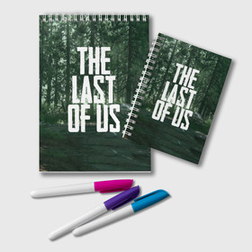 Блокнот с принтом THE LAST OF US в Петрозаводске, 100% бумага | 48 листов, плотность листов — 60 г/м2, плотность картонной обложки — 250 г/м2. Листы скреплены удобной пружинной спиралью. Цвет линий — светло-серый
 | Тематика изображения на принте: gamer | player | stels | the last of us | the last of us part 2 | бегун | джоэл | каннибалы | охотники | сталкер | топляк | цикады | щелкун | элли