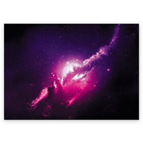 Поздравительная открытка с принтом Галактика в Петрозаводске, 100% бумага | плотность бумаги 280 г/м2, матовая, на обратной стороне линовка и место для марки
 | astronomy | cosmos | galaxy | nebula | stars | universe | астрономия | вселенная | галактика | звезды | космос | небьюла | цветная