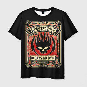 Мужская футболка 3D с принтом Offspring в Петрозаводске, 100% полиэфир | прямой крой, круглый вырез горловины, длина до линии бедер | offspring | ofspring | punk | rock | the offspring | группы | музыка | офспринг | оффспринг | панк | рок
