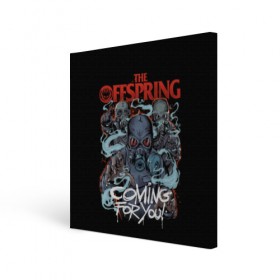 Холст квадратный с принтом Offspring в Петрозаводске, 100% ПВХ |  | offspring | ofspring | punk | rock | the offspring | группы | музыка | офспринг | оффспринг | панк | рок