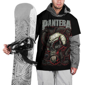 Накидка на куртку 3D с принтом Pantera в Петрозаводске, 100% полиэстер |  | cowboys from hell | heavy metal | metal | pantera | глэм метал | грув метал | группы | метал | музыка | пантера | рок | хєви метал