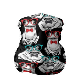 Бандана-труба 3D с принтом Лягушки в очках в Петрозаводске, 100% полиэстер, ткань с особыми свойствами — Activecool | плотность 150‒180 г/м2; хорошо тянется, но сохраняет форму | black | bow | cool | fauna | frog | funny | green | kva | muzzle | red | toad | white | бантик | белый | жаба | зеленый | ква | красный | лягушка | очки | прикольно | смешно | фауна | черный