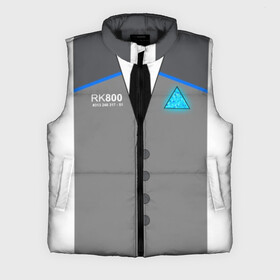 Мужской жилет утепленный 3D с принтом RK800 CONNOR в Петрозаводске,  |  | action | ai | android | connor | dbhpk19 | detroit become human | rk 800 | rk 900 | андроиды | детектив | игра | интерактивное кино | кара | коннор | логотип | маркус | роботы | фирменный стиль | экшн