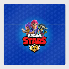 Магнитный плакат 3Х3 с принтом BRAWL STARS в Петрозаводске, Полимерный материал с магнитным слоем | 9 деталей размером 9*9 см | brawl | bull | colt | crow | el primo | game | games | leon | moba | online | penny | poco | shelly | spike | star | stars | wanted | брав | бравл | браво | звезда | звезды | игра | игры | лого | моба | онлайн | старс