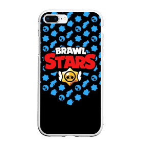 Чехол для iPhone 7Plus/8 Plus матовый с принтом BRAWL STARS в Петрозаводске, Силикон | Область печати: задняя сторона чехла, без боковых панелей | brawl | bull | colt | crow | el primo | game | games | leon | moba | online | penny | poco | shelly | spike | star | stars | wanted | брав | бравл | браво | звезда | звезды | игра | игры | лого | моба | онлайн | старс