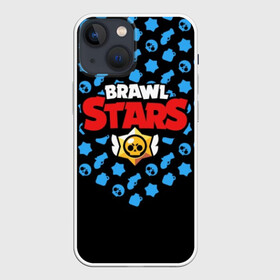 Чехол для iPhone 13 mini с принтом BRAWL STARS в Петрозаводске,  |  | brawl | bull | colt | crow | el primo | game | games | leon | moba | online | penny | poco | shelly | spike | star | stars | wanted | брав | бравл | браво | звезда | звезды | игра | игры | лого | моба | онлайн | старс