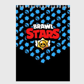 Скетчбук с принтом BRAWL STARS в Петрозаводске, 100% бумага
 | 48 листов, плотность листов — 100 г/м2, плотность картонной обложки — 250 г/м2. Листы скреплены сверху удобной пружинной спиралью | brawl | bull | colt | crow | el primo | game | games | leon | moba | online | penny | poco | shelly | spike | star | stars | wanted | брав | бравл | браво | звезда | звезды | игра | игры | лого | моба | онлайн | старс