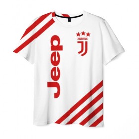 Мужская футболка 3D с принтом Juventus Lifestyle в Петрозаводске, 100% полиэфир | прямой крой, круглый вырез горловины, длина до линии бедер | Тематика изображения на принте: 