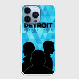 Чехол для iPhone 13 Pro с принтом Detroit: Become Human. в Петрозаводске,  |  | become human | connor | dbh | dbhpk19 | detroit | detroit city | абстракция | анимация | геометрия | детройт | игра | коннор | надпись | силуэт | стать человеком | текстура | треугольник | треугольники