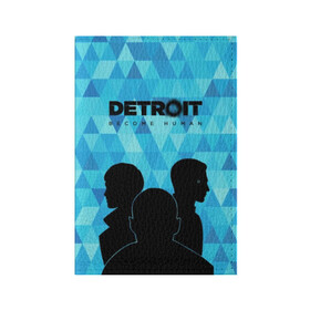 Обложка для паспорта матовая кожа с принтом Detroit: Become Human. в Петрозаводске, натуральная матовая кожа | размер 19,3 х 13,7 см; прозрачные пластиковые крепления | Тематика изображения на принте: become human | connor | dbh | dbhpk19 | detroit | detroit city | абстракция | анимация | геометрия | детройт | игра | коннор | надпись | силуэт | стать человеком | текстура | треугольник | треугольники