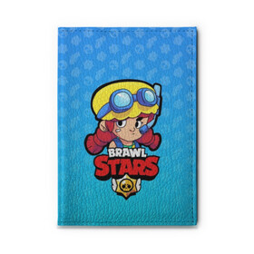 Обложка для автодокументов с принтом Jessie - BRAWL STARS в Петрозаводске, натуральная кожа |  размер 19,9*13 см; внутри 4 больших “конверта” для документов и один маленький отдел — туда идеально встанут права | Тематика изображения на принте: brawl | bull | colt | crow | el primo | game | games | jessie | leon | moba | online | penny | poco | shelly | spike | star | stars | wanted | брав | бравл | браво | звезда | звезды | игра | игры | лого | моба | онлайн | старс