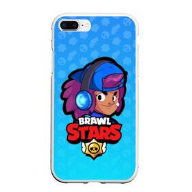 Чехол для iPhone 7Plus/8 Plus матовый с принтом Shelly - BRAWL STARS в Петрозаводске, Силикон | Область печати: задняя сторона чехла, без боковых панелей | brawl | bull | colt | crow | el primo | game | games | leon | moba | online | penny | poco | shelly | spike | star | stars | wanted | брав | бравл | браво | звезда | звезды | игра | игры | онлайн | старс