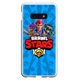 Чехол для Samsung S10E с принтом BRAWL STARS в Петрозаводске, Силикон | Область печати: задняя сторона чехла, без боковых панелей | android | brawl stars | bull | colt | games | mobile game | stars | берли | бо | брок | ворон | джесси | динамайк | дэррил | игры | кольт | леон | мобильные игры | мортис | нита | пайпер | пенни | поко | пэм | рикошет | спайк | тара | фрэн