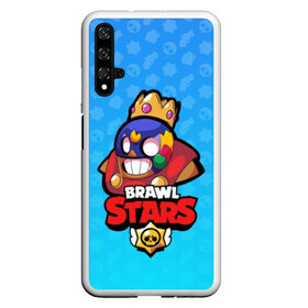 Чехол для Honor 20 с принтом El Primo - BRAWL STARS в Петрозаводске, Силикон | Область печати: задняя сторона чехла, без боковых панелей | Тематика изображения на принте: brawl | bull | colt | crow | el primo | game | games | leon | moba | online | penny | poco | shelly | spike | star | stars | wanted | брав | бравл | браво | звезда | звезды | игра | игры | лого | моба | онлайн | старс