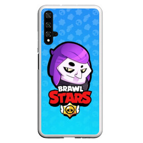 Чехол для Honor 20 с принтом Mortis - BRAWL STARS в Петрозаводске, Силикон | Область печати: задняя сторона чехла, без боковых панелей | brawl | bull | colt | crow | el primo | game | games | leon | moba | mortis | online | penny | poco | shelly | spike | star | stars | wanted | брав | бравл | браво | звезда | звезды | игра | игры | моба | онлайн | старс